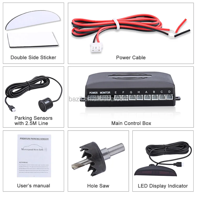 Security camera kit automated guided vehicle hidden car camera sensor parking system