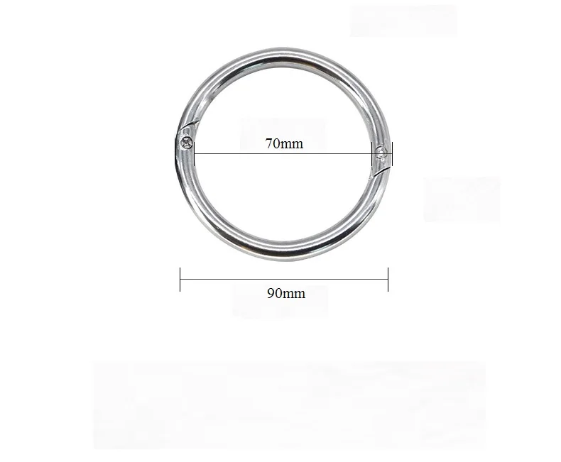 Stable work stainless steel pig cattle bull nose ring for livestock