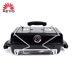 KEYO Wholesale tabletop outdoor balcony Bbq weber Charbroil Portable Stainless Steel Barbecue Grill