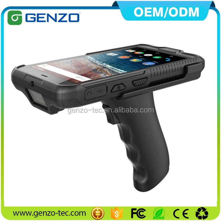 Newest NFC 1D/2D Scanner Rugged Phone Android With Big Battery 5000mah for large warehouse application