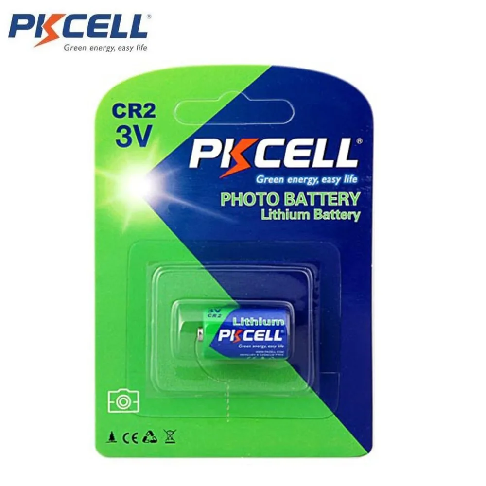 Pkcell brand 3v lithium battery high quality 850mah non rechargeable battery
