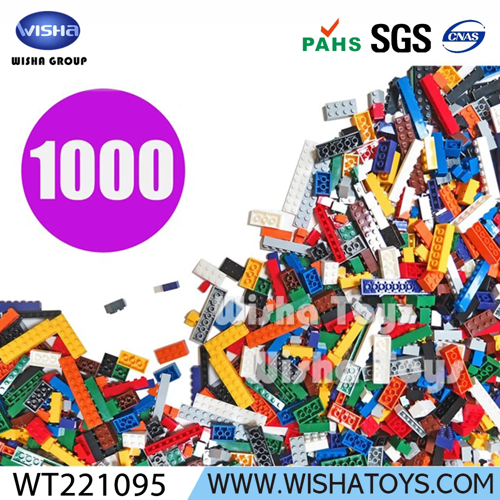 1000 шт./набор, детский пластиковый конструктор