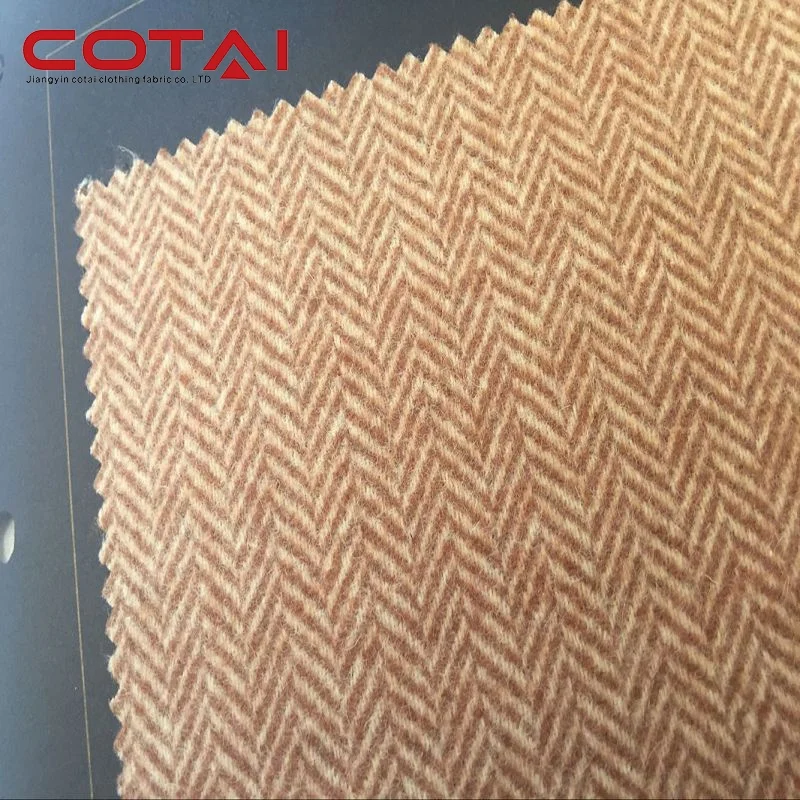 
1.5cm little herringbone double sided velour style in stock supply 80% wool 20% Nylon Factory Supplier on sale 