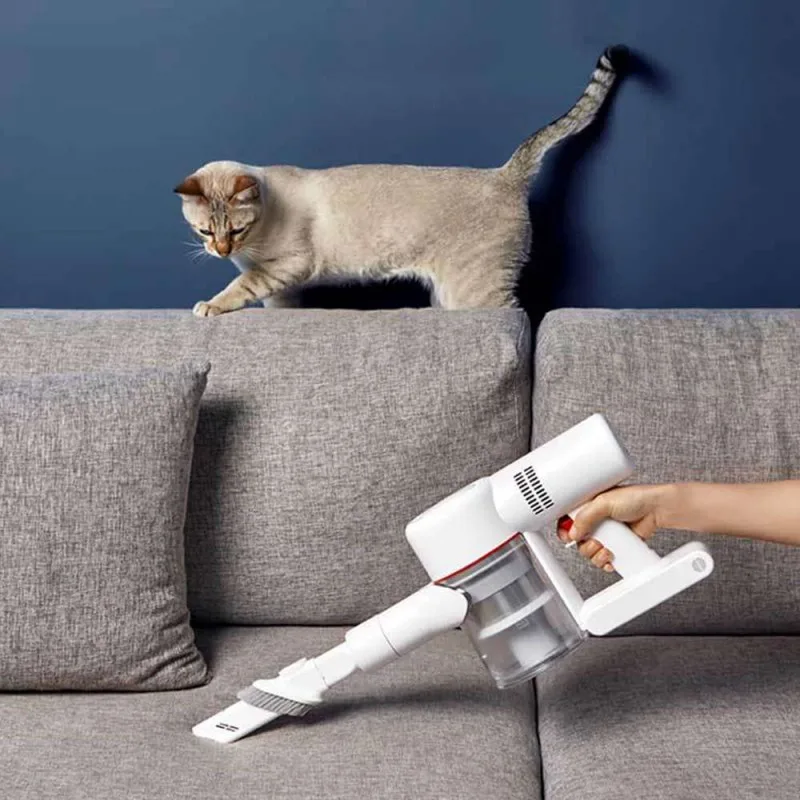 Wireless Handheld Cyclone Vacuum Cleaner 2 in 1 Cordless Portable Cyclone Filter 115AW Strong Suction Carpet Dust Collector