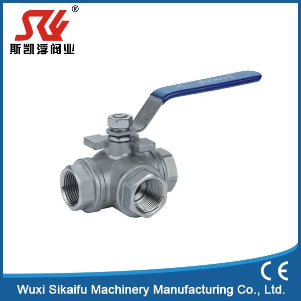 New fashion Thread 3 way ball valve with great price