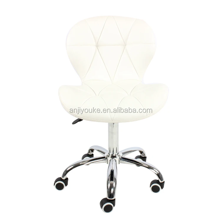 
High quality modern shell-like rolling stool 