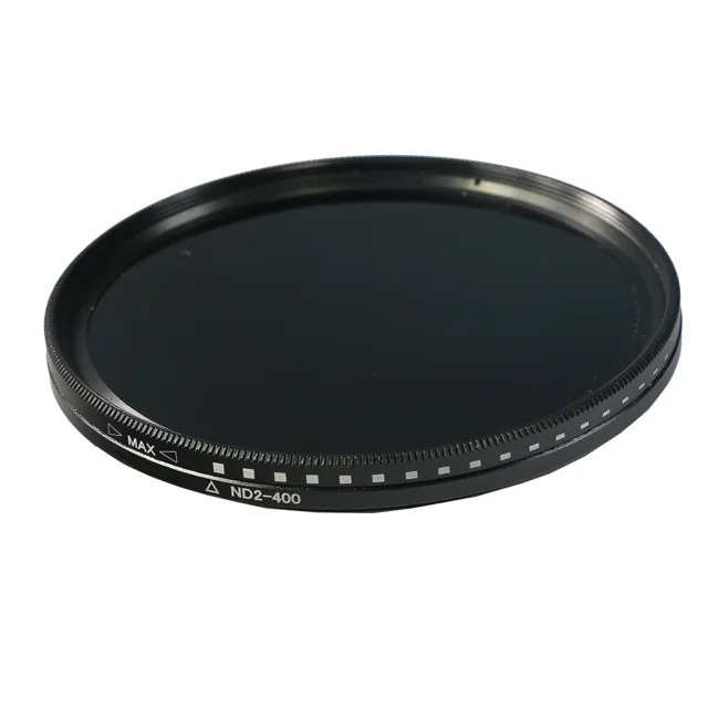 
Universal Adjustable Neutral Density Optical Glass Filter Lens ND2-400 Camera Filter 77mm 