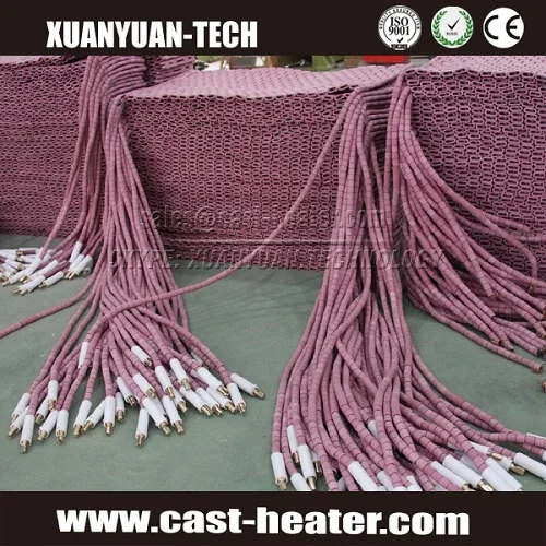 Pre and Post Weld Heat Treatments Ceramic One Line Rope Heater