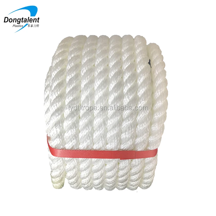 3-strand Pp/nylon/polyester Rope PP / Polypropylene Dongtalent 3/4 Strands 3mm-60mm High Tenacity CN;SHN Hinge Free