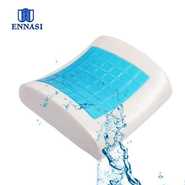 High Quality Cooling Gel Memory Foam Lumbar Back Support Cushion
