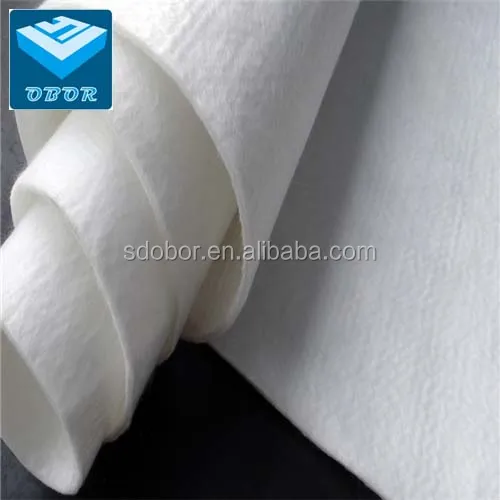 pet white geo fabric non woven geotextile 150g landscape fabric