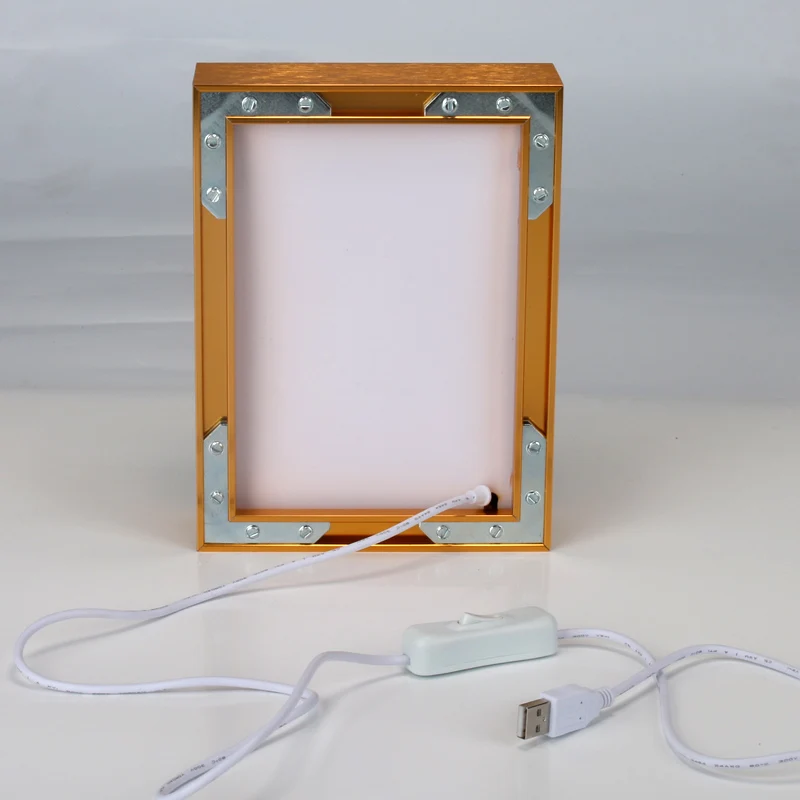 Specialized 3D Shadow Box Wall Art Aluminum Frame Light Box Wholesale Shadow Box Picture Frame