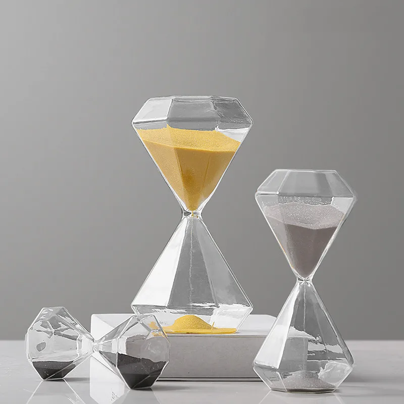 Creative glass hourglass timer simple decoration craft gifts