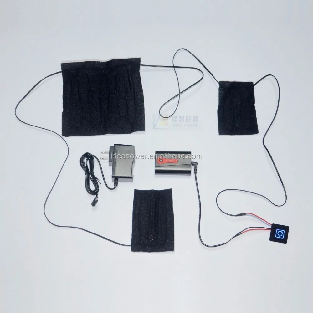 Carbon Fiber Heating Element for Jacket, 7.4v Heating Pad for Clothes