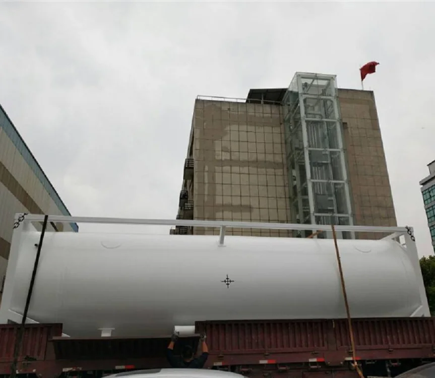 For sale high pressure transport truck liquid oxygen gas cryogenic storage tank