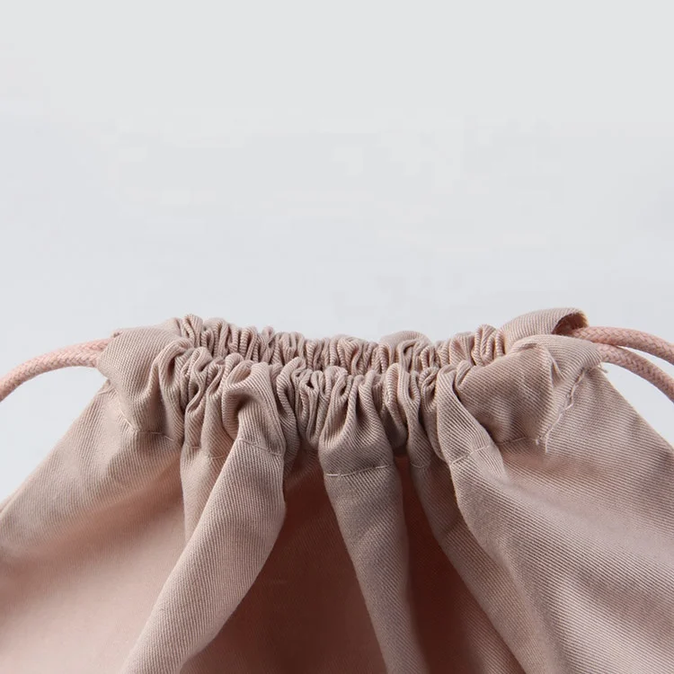 Wholesale custom cotton draw string dust bag for handbags