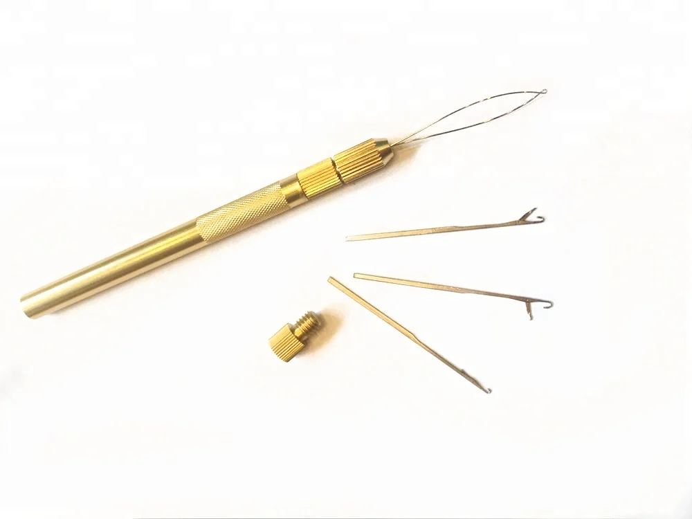 Wholesale price hot sales metal handle wig hook needle