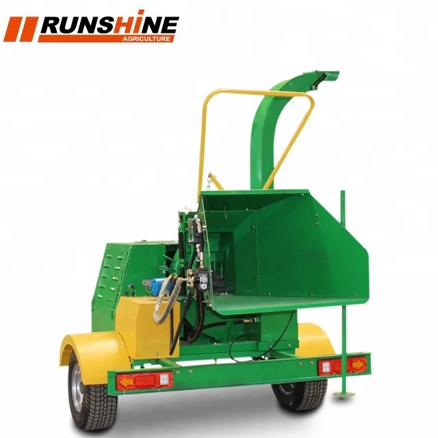CE approved forestry machinery 22hp cheap diesel wood chipper