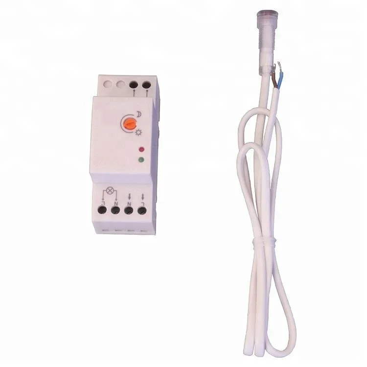 3 Years Warranty IP65 Waterproof Mini Grey 20A ST308 photocell light control sensor  day night on off  switch 220V