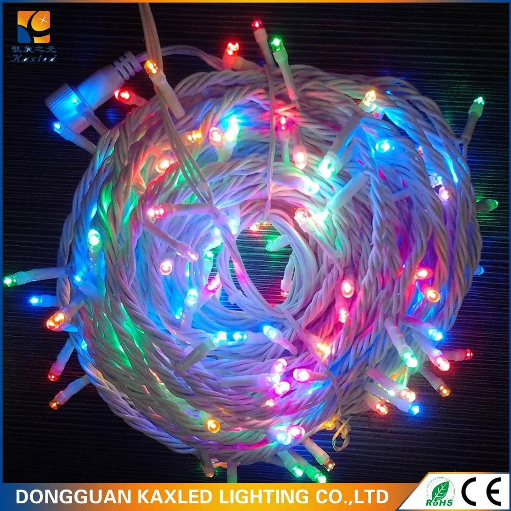 Christmas 40 65 Christmas Lights Led String 80 30 Meters Led Fixed Green Wire Indoor Christmas No Noel Decorative Led Lights 6W