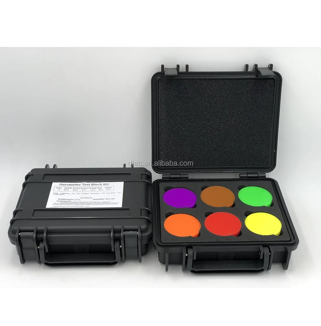 DTEC Shore A Hardness Standard Block,HA hardness scales,6 pieces per set