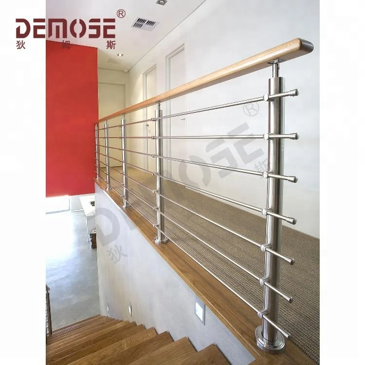 modern attic stainless steel cable/wire stair railing/balustrade