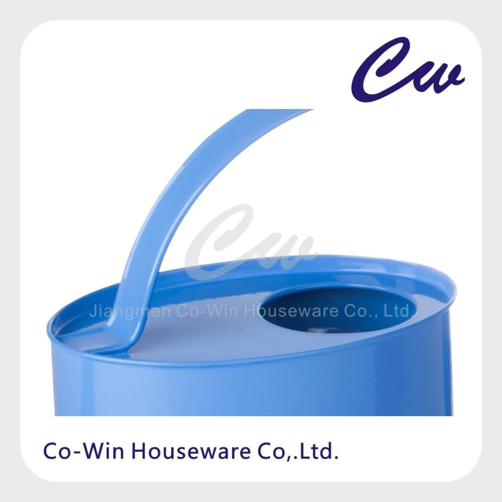 Outdoor Square Garden Park Backyard Courtyard Planting Metal Oval Watering Can