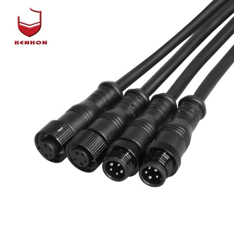 Y типа 3 + 2 ip68 водонепроницаемая (передняя сторона) крепление m12 разъем для монтажа в панель 5 pin Электрический разъем