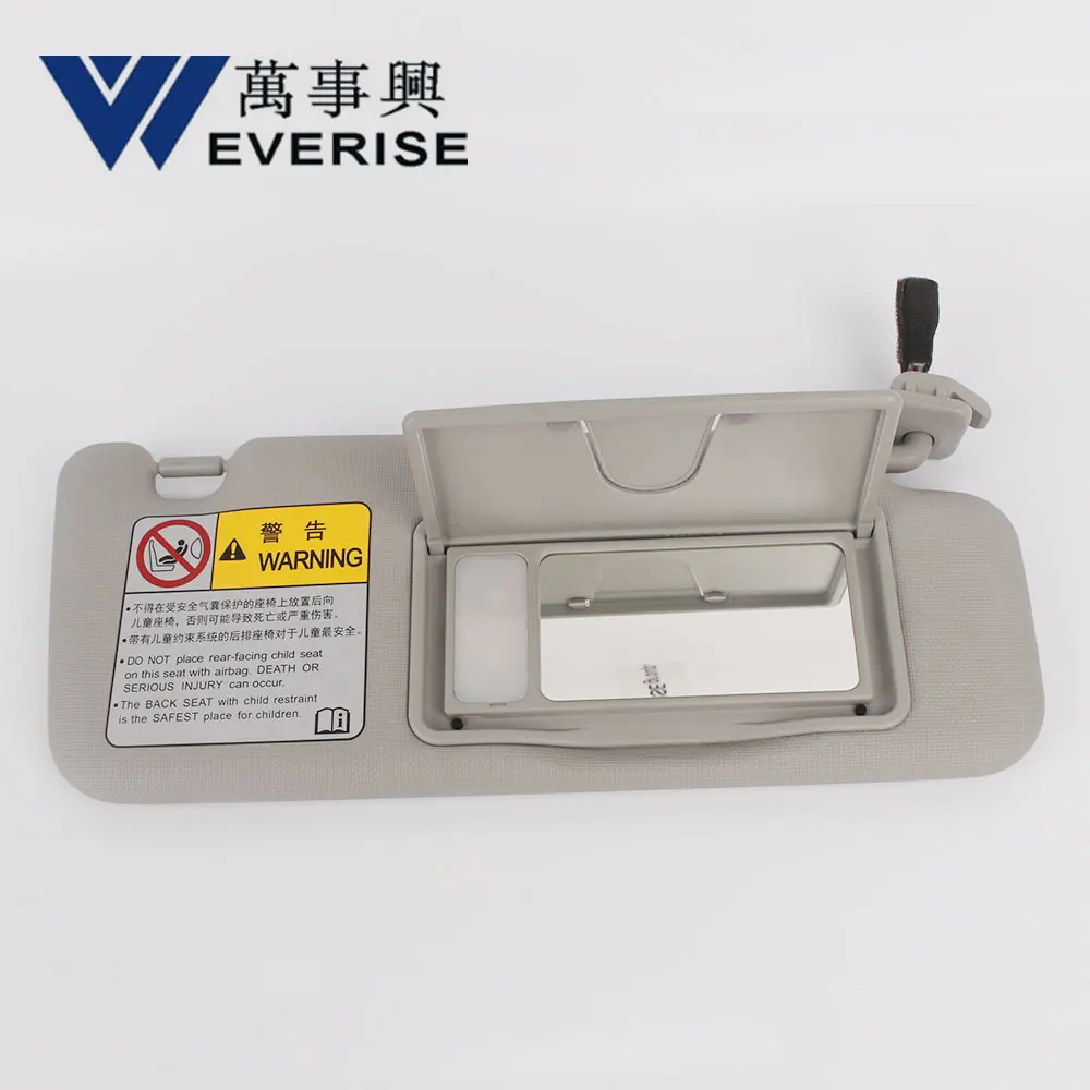 
Custom front auto sun visor sunshade with mirror and light 