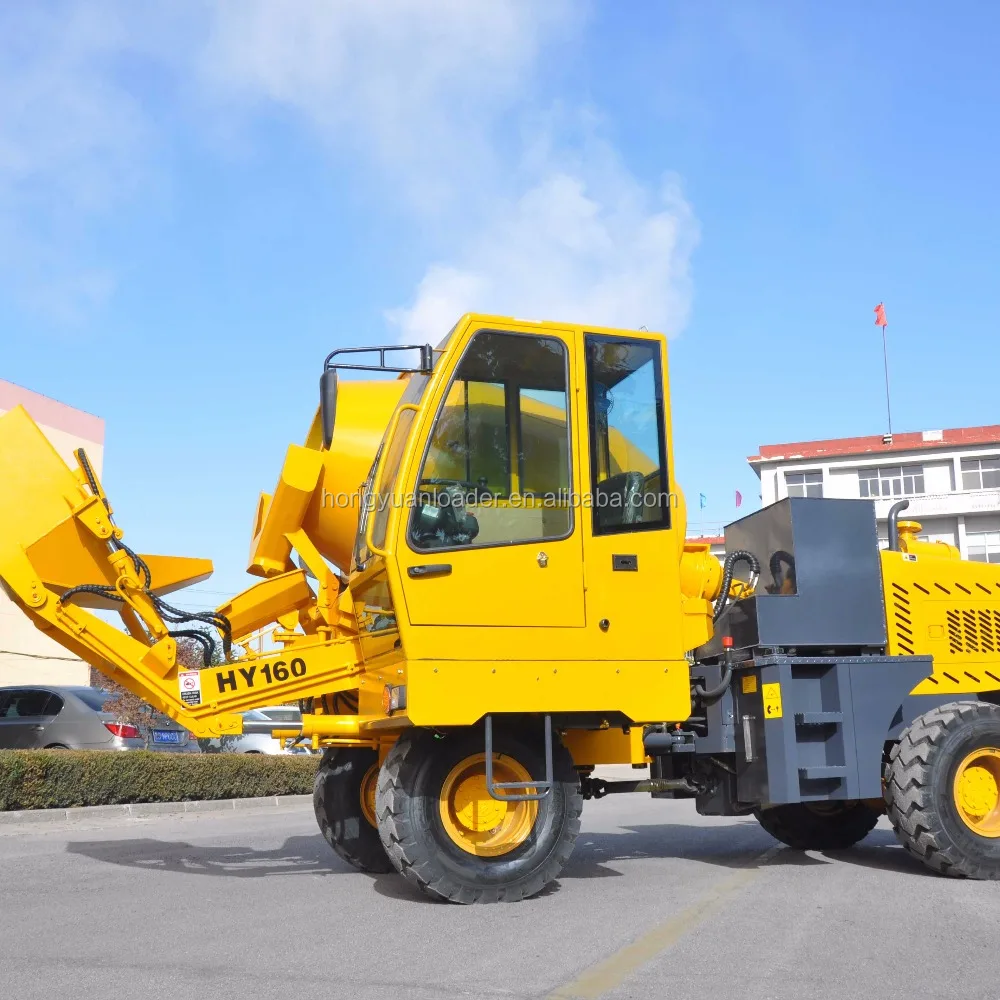 HY160 mini self loading mobile concrete mixer for Vietnam Argentina