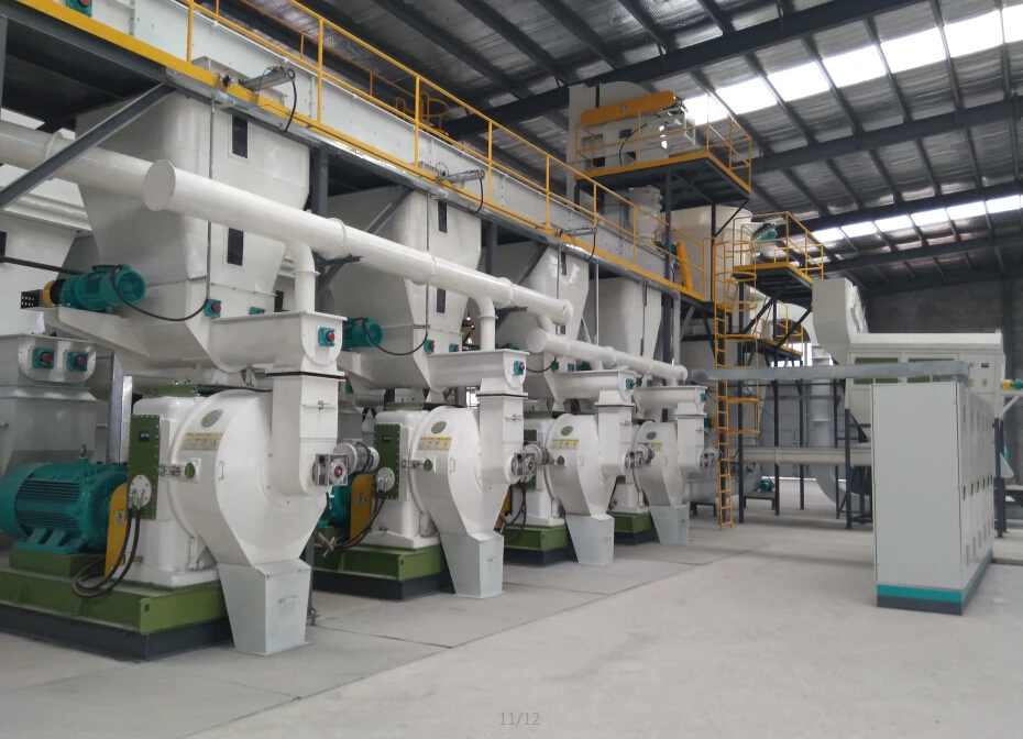 5 t/h wood pellet mill making machine CE wood pellet machine wood pelletizer