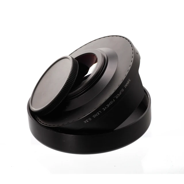 58mm Mount Manual Focus Fisheye Camcorder 58mm Lens