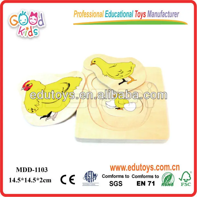 деревянный слой- головоломки