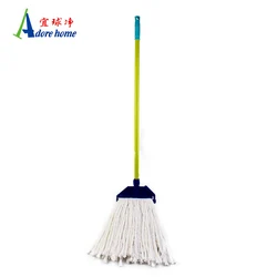 Factory Direct Cheap Mop made of cotton yarn with metal handle Floor Cleaning Mop