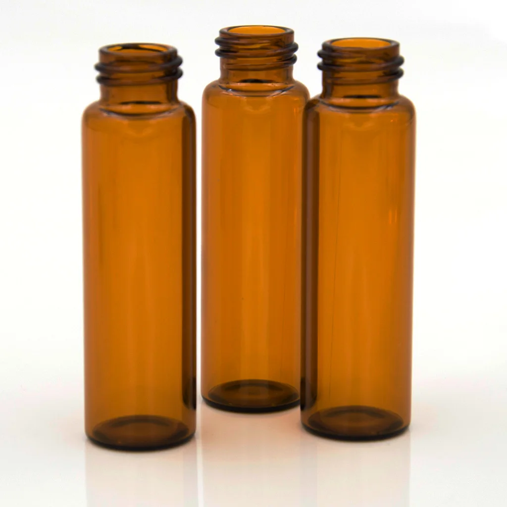 GPI standard free sample 8ml China chromatography screw sample vials with 15-425 plastic screw cap