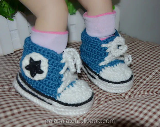 Handmade Crochet knitted baby Slippers Sneakers Booties