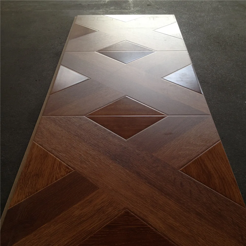 Top quality Modern Technology Bedroom decoration wood hdf parquet floor