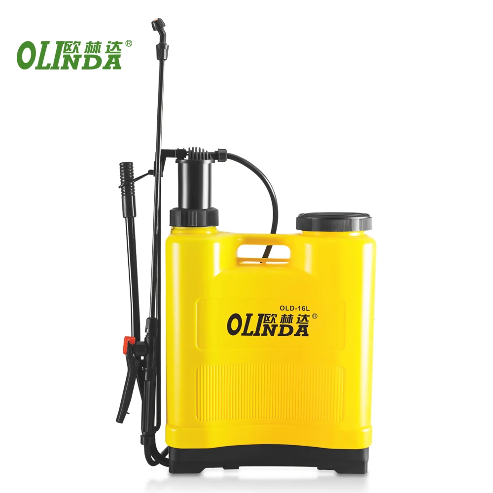 China factory agricultural yellow 16 20L manual backpack lawn and garden sprayer for sale