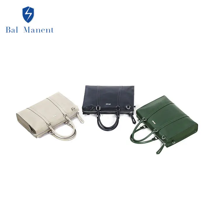 Custom Genuine Leather Bag For Men Handbags private label luxury handbags
