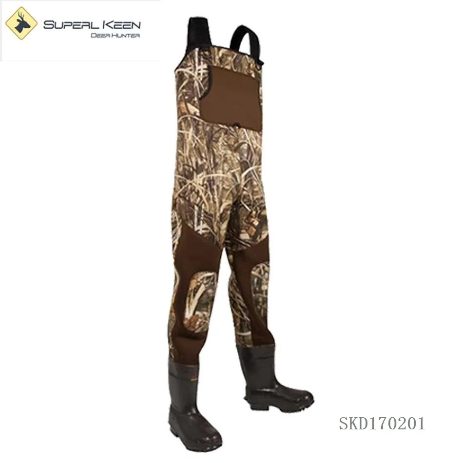 600g Bootfoot 3.5mm Neoprene Chest Waders, Max 5