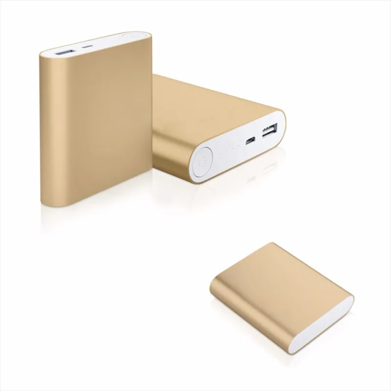 
Wholesale 5V 2.1A fast charging power bank 10400 mah blue golden colors with CE ROHS 4 LED indicators 