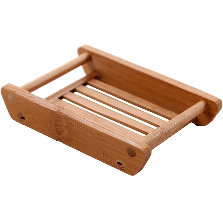 Classical  Handmade Eco-Friendly  Ship Shape Bamboo Soap Dish Tray