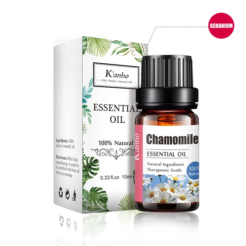 Main Kanho 10ML Chamomile Essential Oil Aromatherapy Diffuser Oil For Aromatherapy Bath Bomb Facial care  Christmas gift Kits