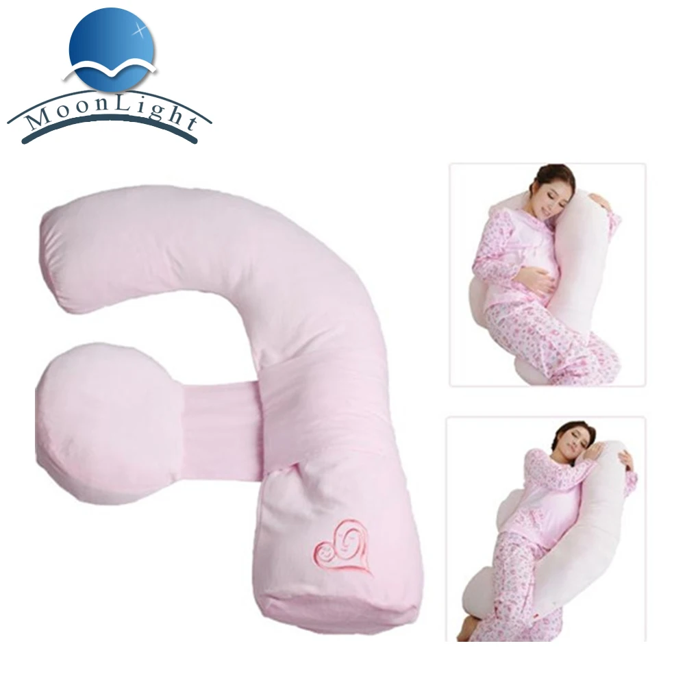 L-shape baby pregnancy and maternity pillow are good sleeping