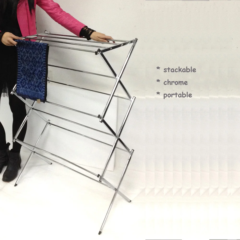 Cheap wholesale diy folding towel drying rack
