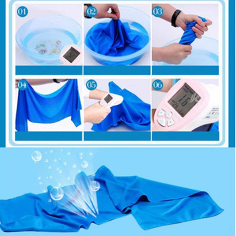 
Fitness Dry Cooling Sports Towel for Gym Best Workout Face Sweat Towels Fall Cotton Woven 100% Polyester Square OEKO Tex Newborn 