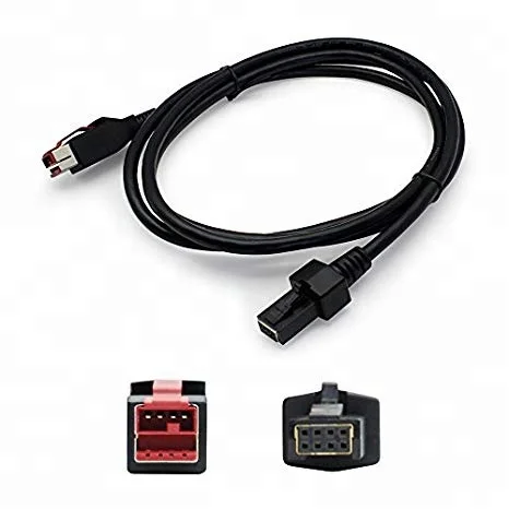 USB-кабель для принтера LBT 3 м с разъемом типа А на 2x4 системы POS