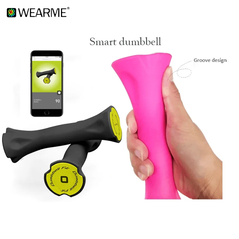 Smart dumbbells with app for manage your workout gym dumbbells