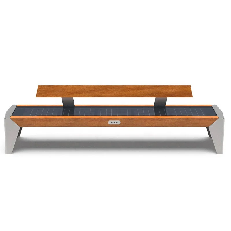 Factory Directly selling Outdoor Solar Smart Street Furniture for USB charging