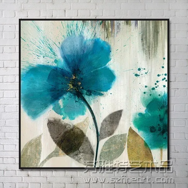The newest design simple flower canvas paintings